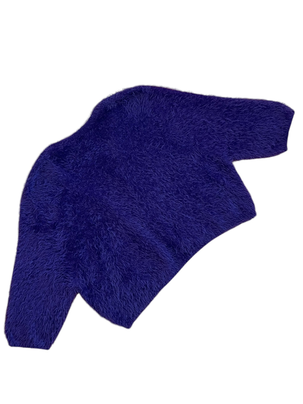 Purple Fluffy 1/2 sleeve Cropped Bolero