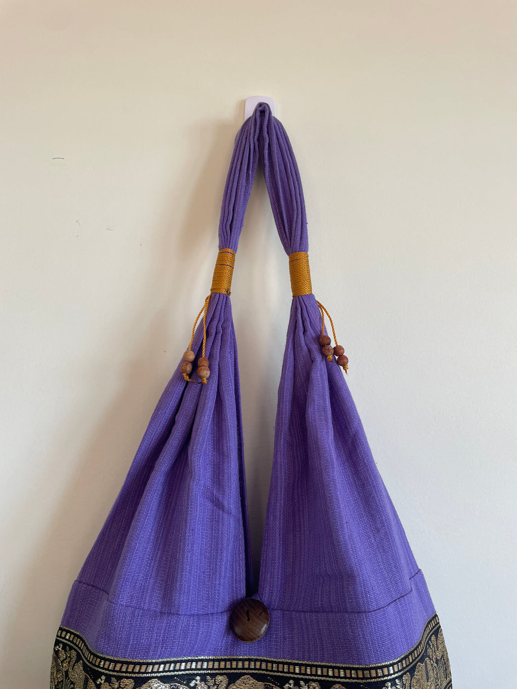 Hobo Style Elephant Cotton Bag