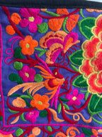 Vibrant Floral Embroidered Small Crossbody Bag