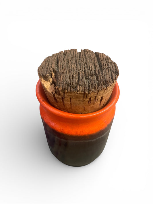 Ellis Pottery Fat Lava Small Cannister