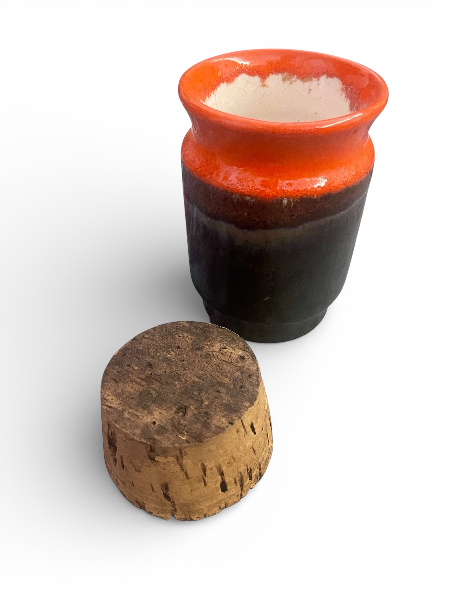 Ellis Pottery Fat Lava Small Cannister