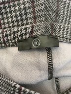 Plaid & Houndstooth Stretch Flare Pants