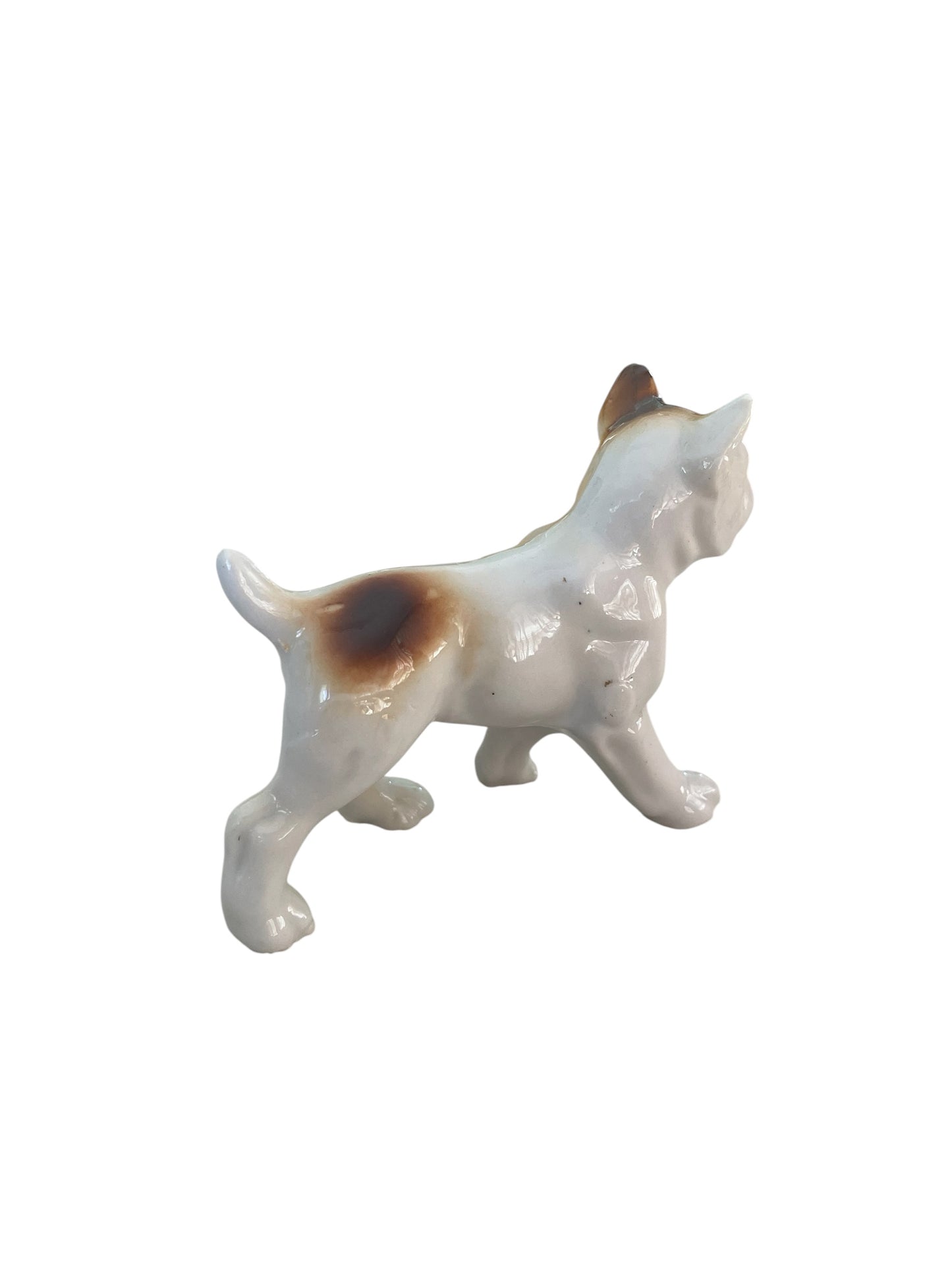 Vintage Porcelain Bulldog Kitsch Miniature figurine