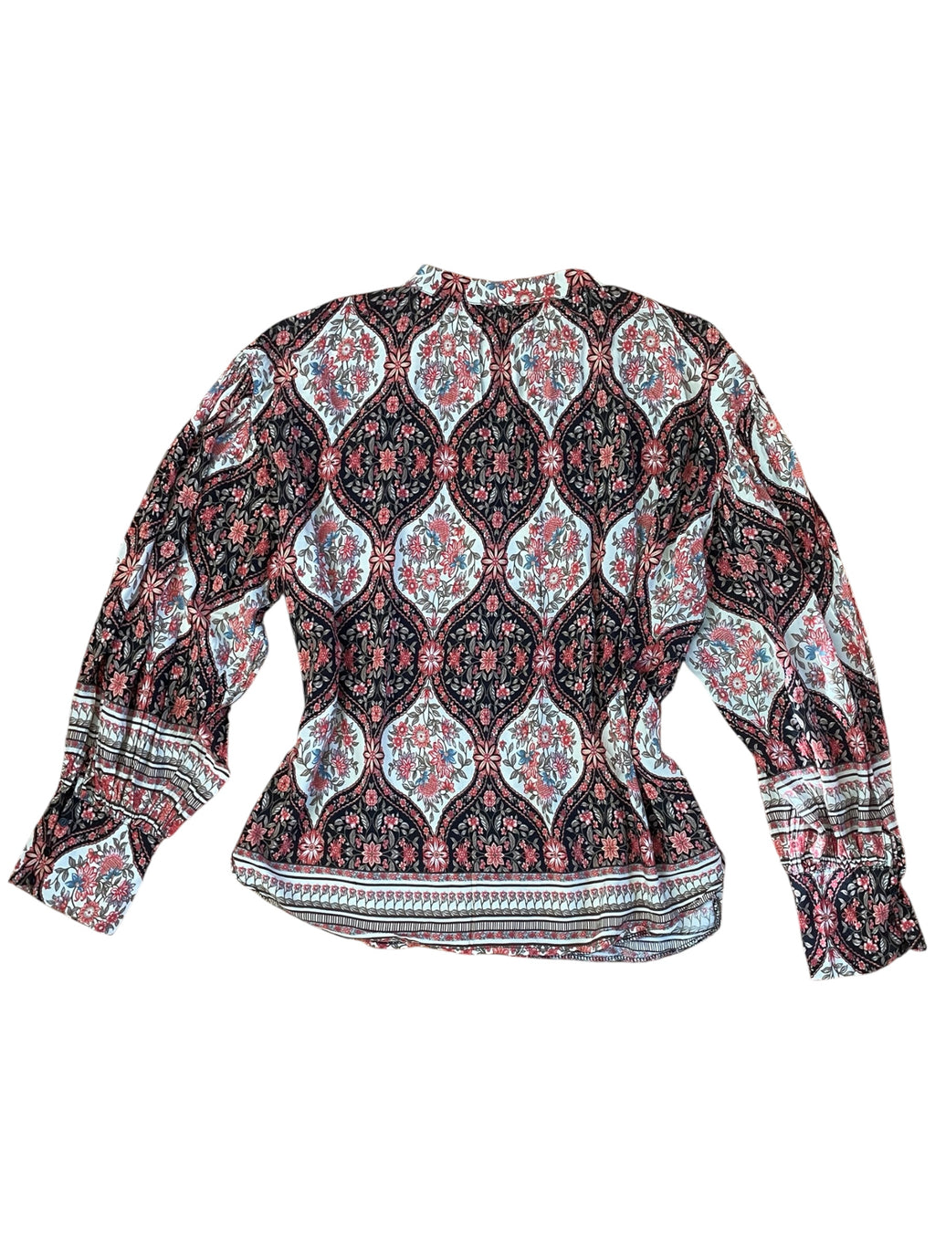 Floral patterned Long Sleeve Hippie Top