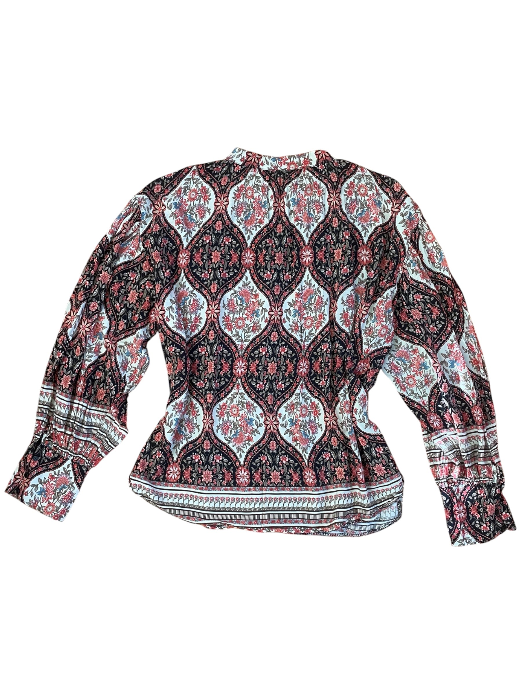 Floral patterned Long Sleeve Hippie Top