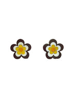 Retro Groovy Flower stud earrings