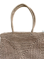 Woven Paper Tote Bag