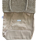 Woven Paper Tote Bag