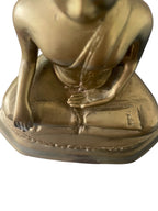 Hollow Brass Buddha Statue 17cm