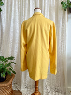 Vintage 1980s KGR 100% Pure New Wool Longline Blazer (Made in USA) - Size AU 10