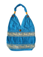 Hobo Style Elephant Cotton Bag
