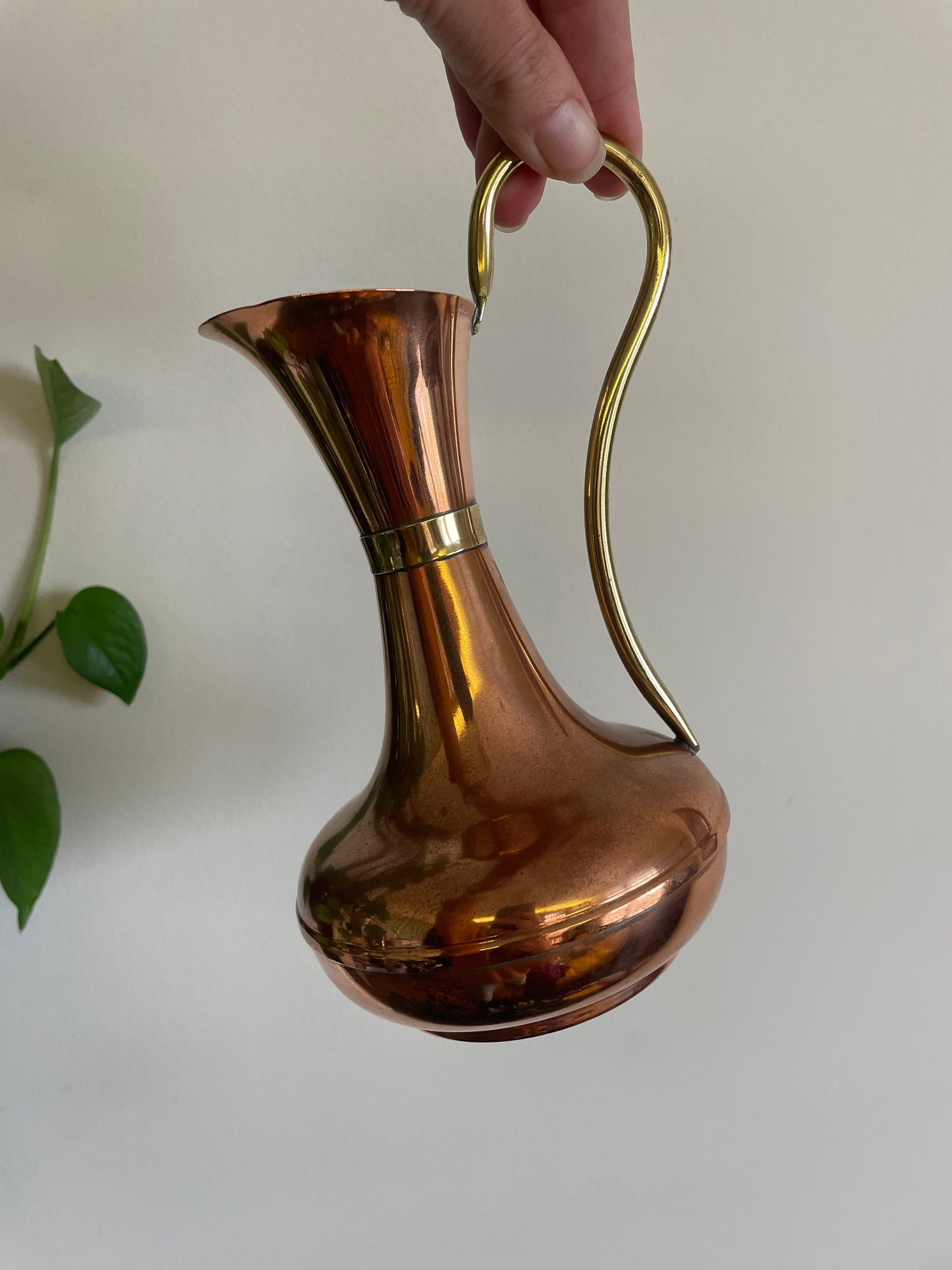 Vintage Copper & Brass Jug