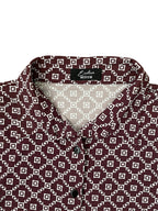 Retro Geometric Pattern Long Sleeve Shirt