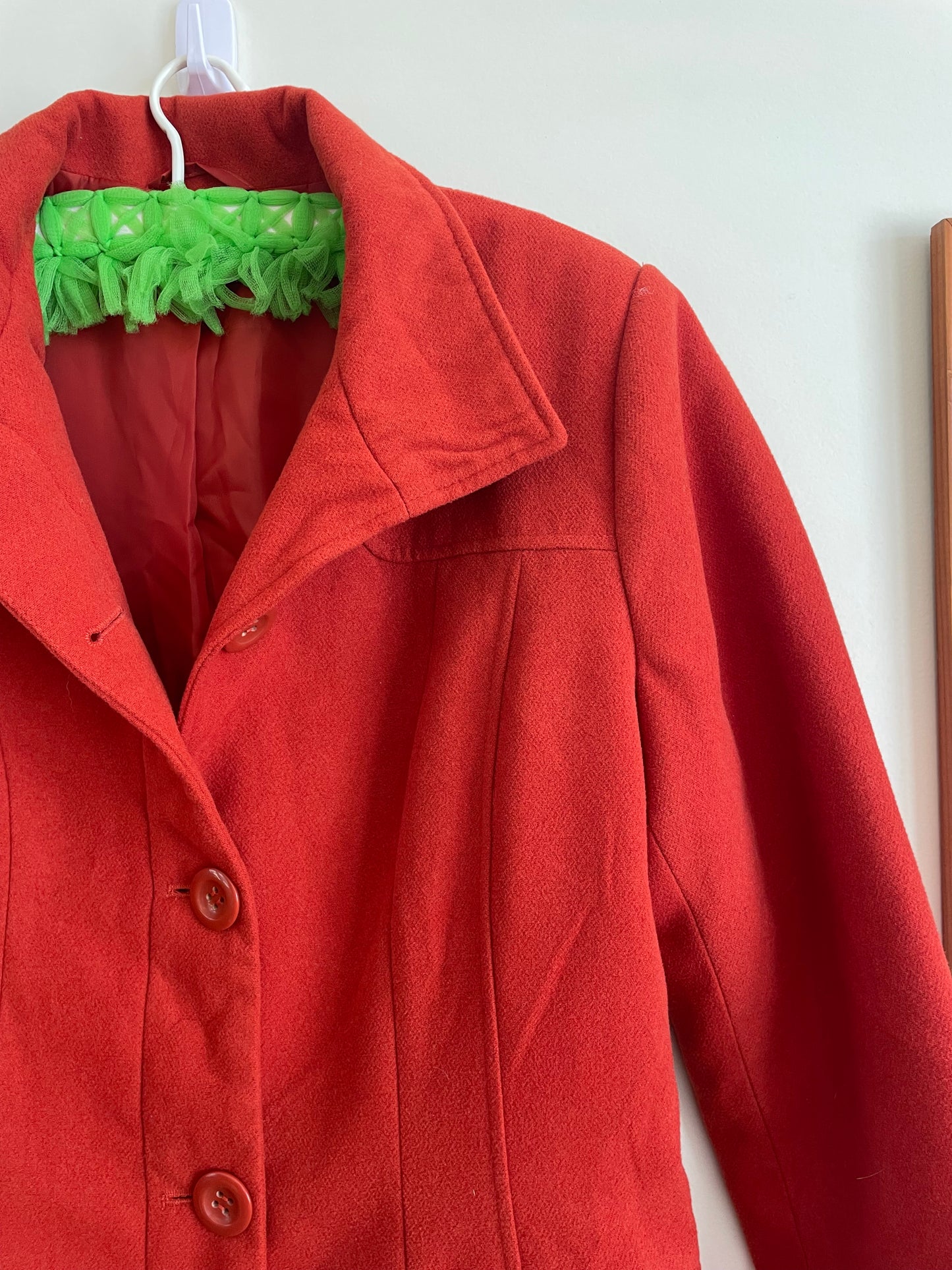 Burnt Orange Vintage Style Blazer