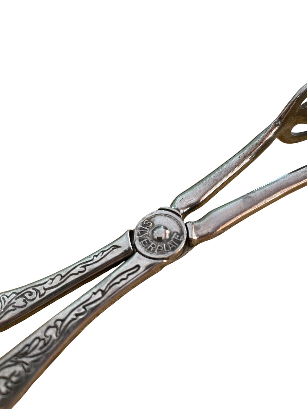 Silver Plated Ornate Pastry Tongs