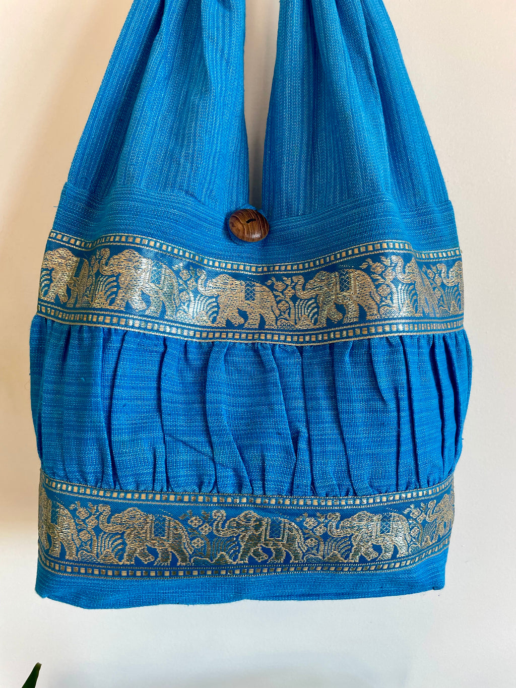 Hobo Style Elephant Cotton Bag