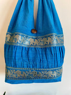 Hobo Style Elephant Cotton Bag