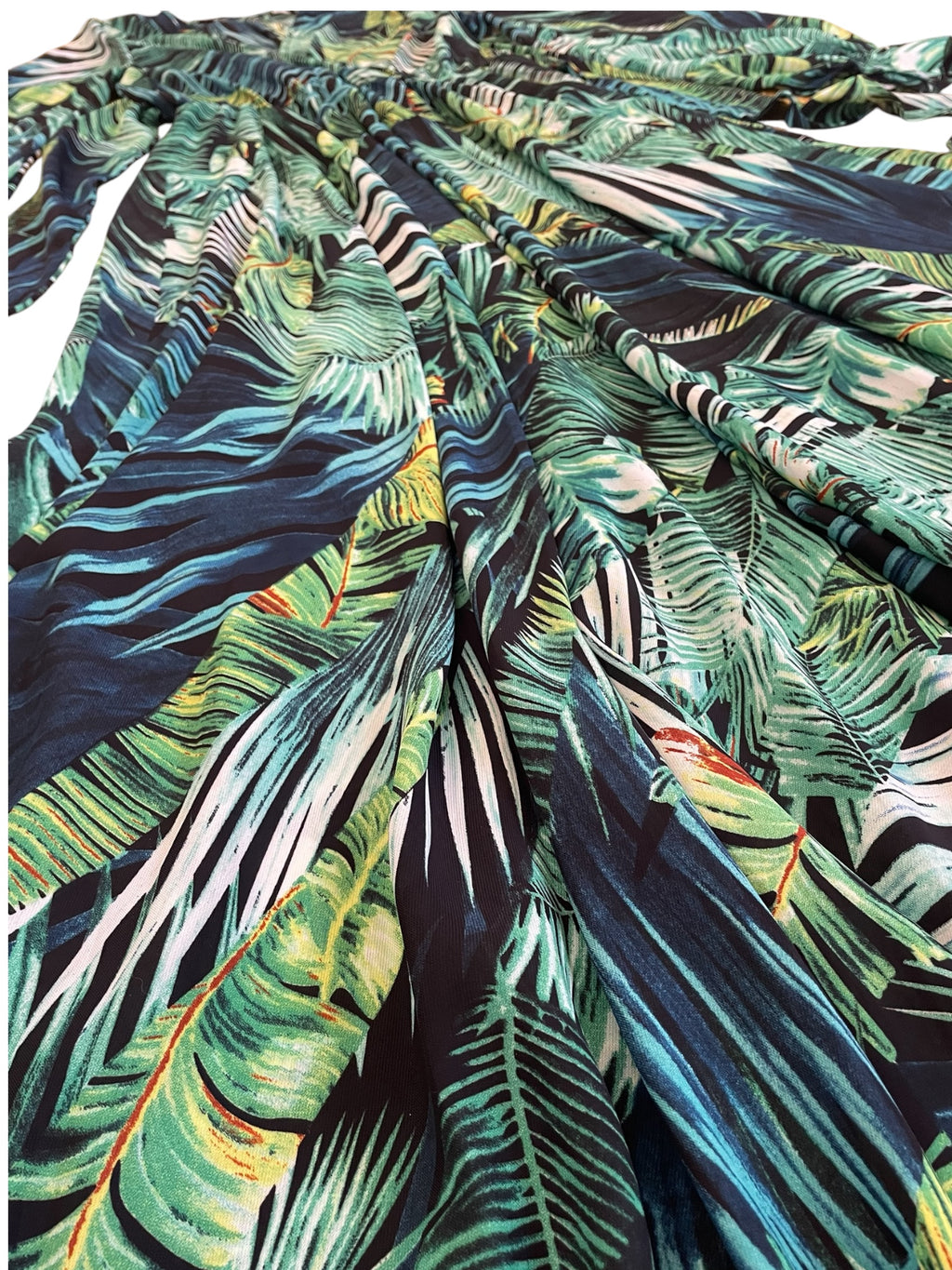 Tropical Long Sleeved Maxi Dress XL