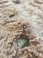 Dusty Pink Faux Fur Jacket Sz 10