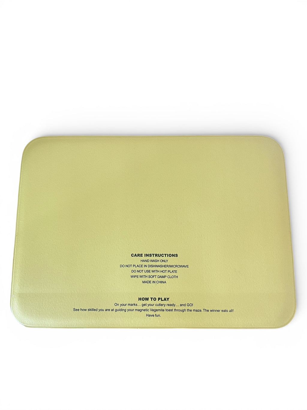 Vegemite Limited Edition Placemat Set with 2 Melamine Mugs c.2001
