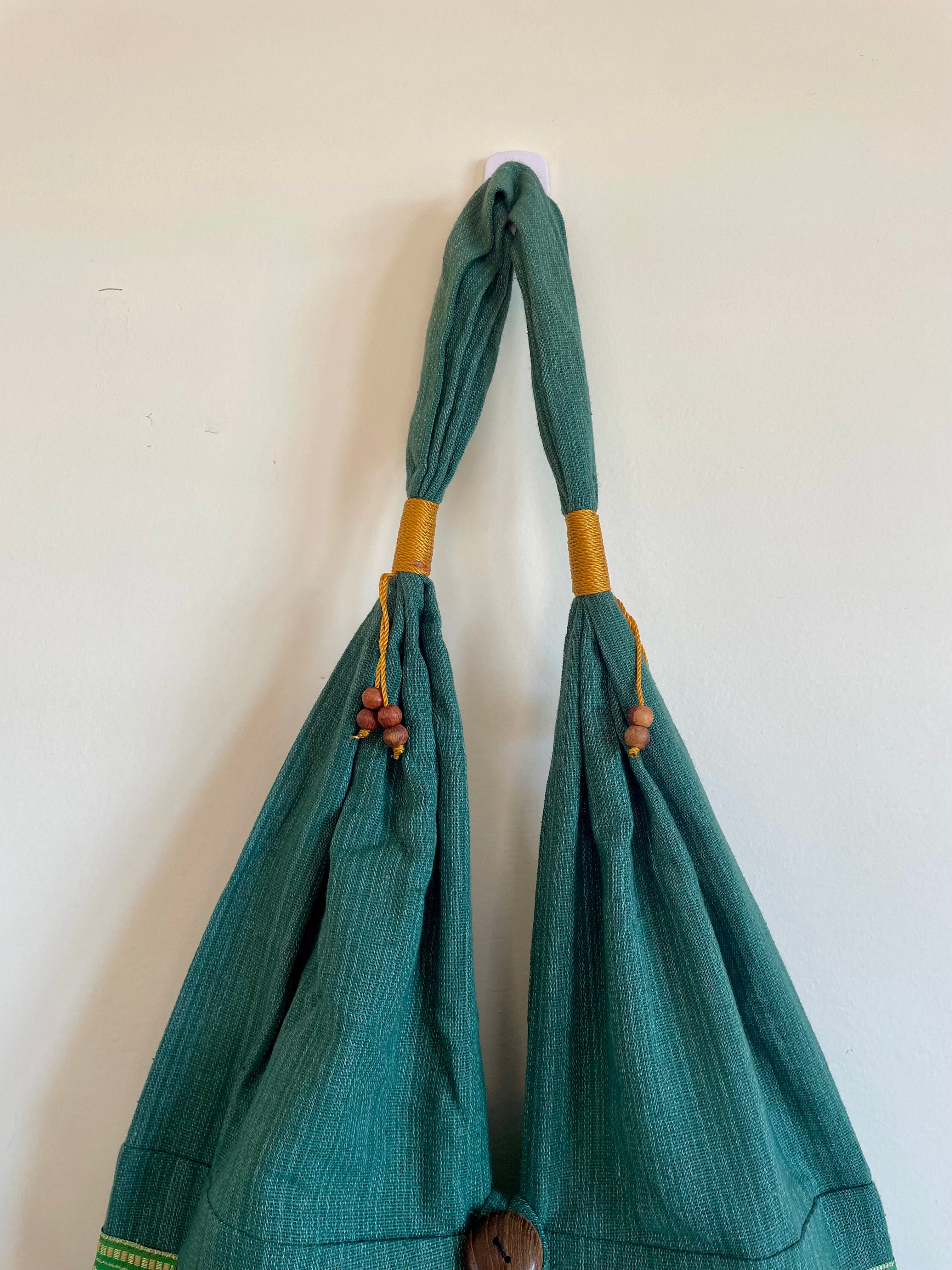 Hobo Style Elephant Cotton Bag