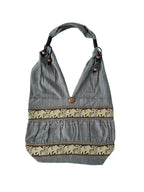 Hobo Style Elephant Cotton Bag
