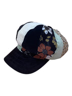 Retro Patchwork Newsboy Cap