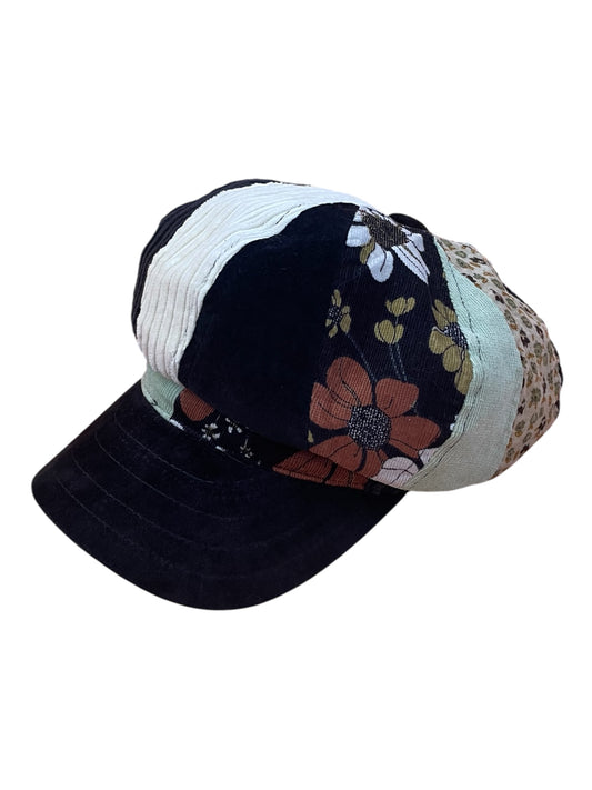 Retro Patchwork Newsboy Cap