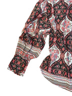 Floral patterned Long Sleeve Hippie Top