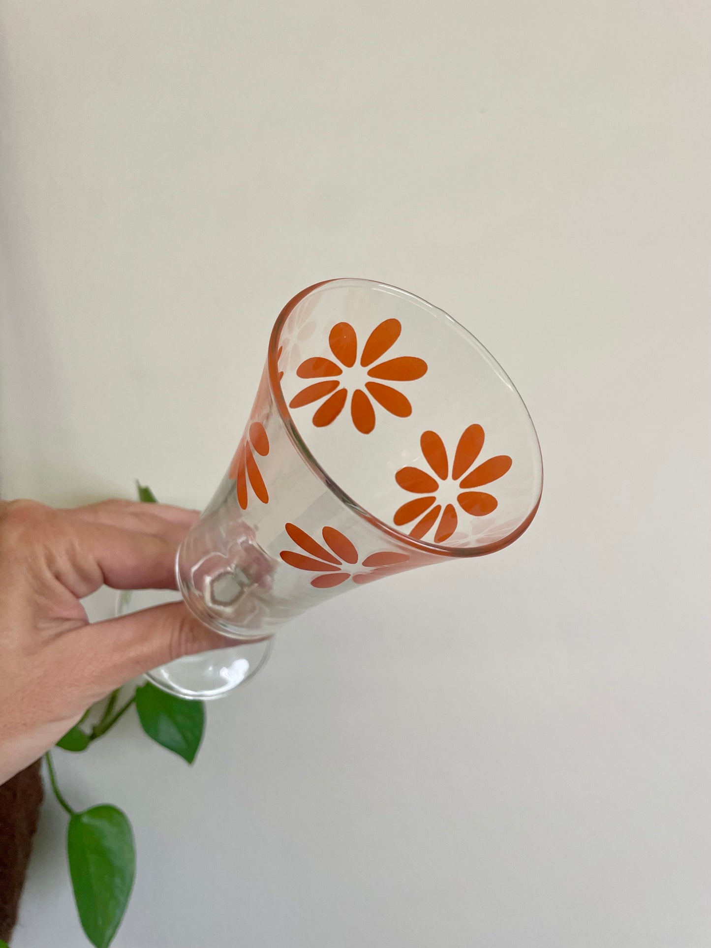 Trio of Retro Stemmed Glasses