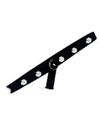 Black & White Daisy Woven Cotton Belt