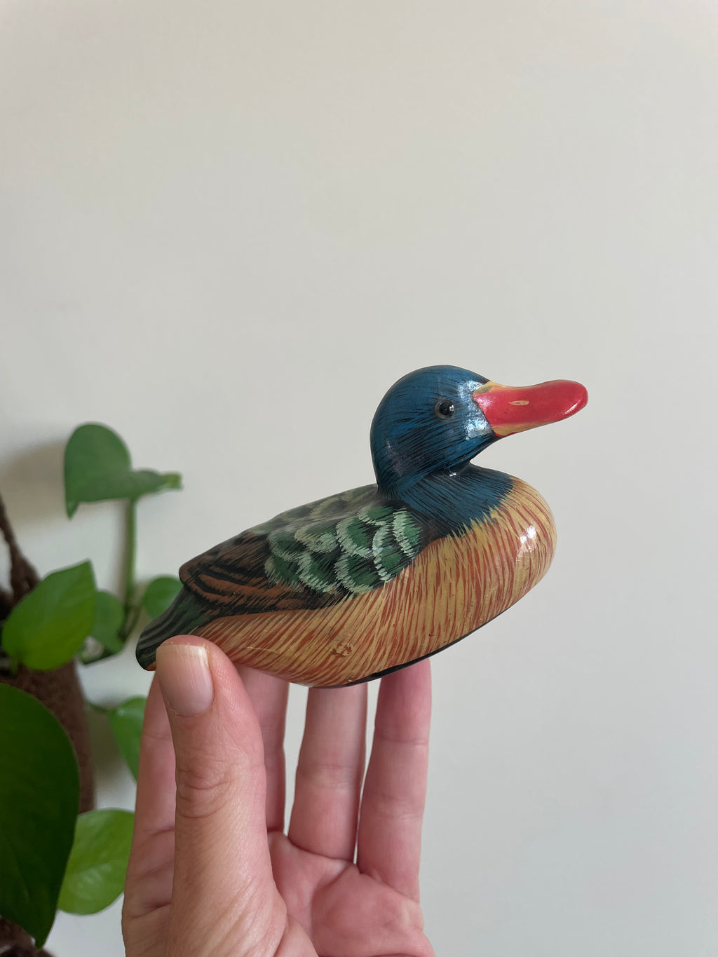 1960s Ceramic Mallard Duck