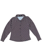 Retro Geometric Pattern Long Sleeve Shirt