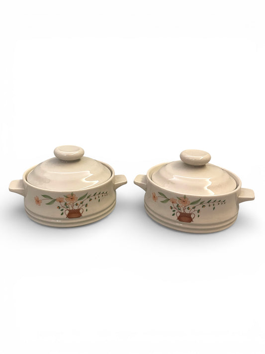 Countryside Collections Vintage Mini Casserole Dishes Pair
