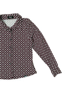 Retro Geometric Pattern Long Sleeve Shirt