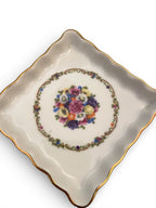 Vintage Square Lady Hamilton Trinket Dish
