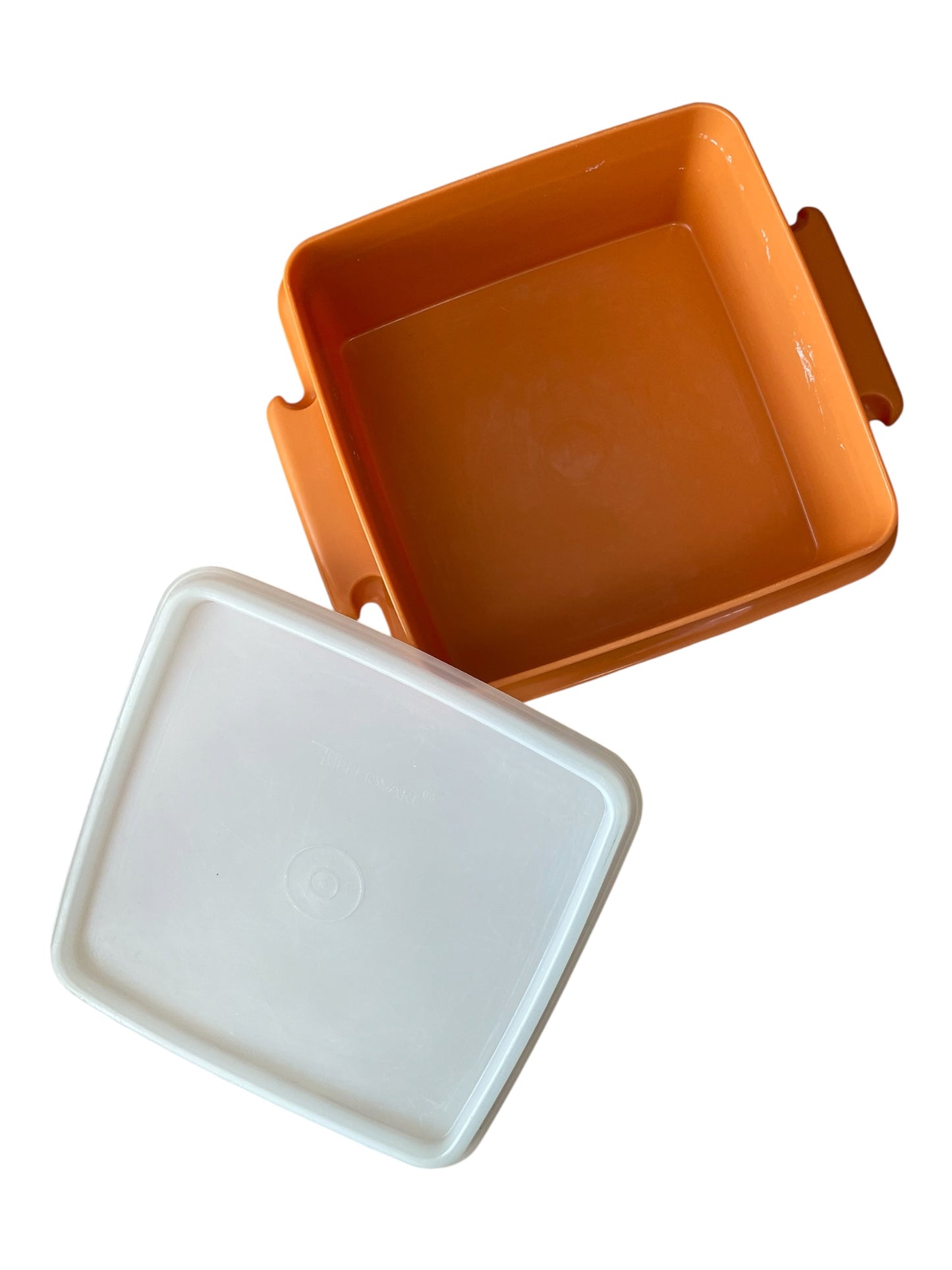 Set of 3 Vintage Square Tupperware Containers