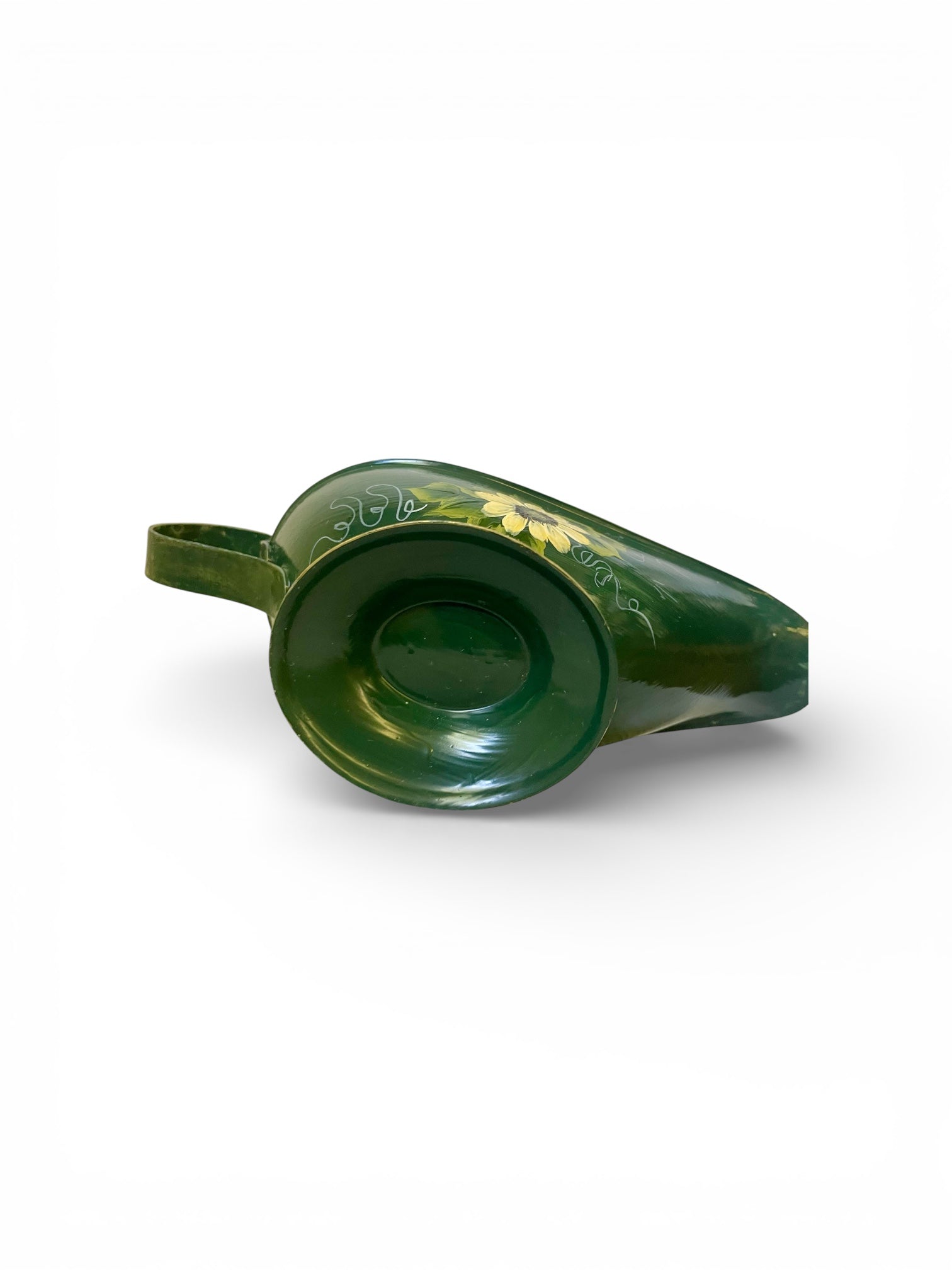 Handpainted sunflower gravy boat