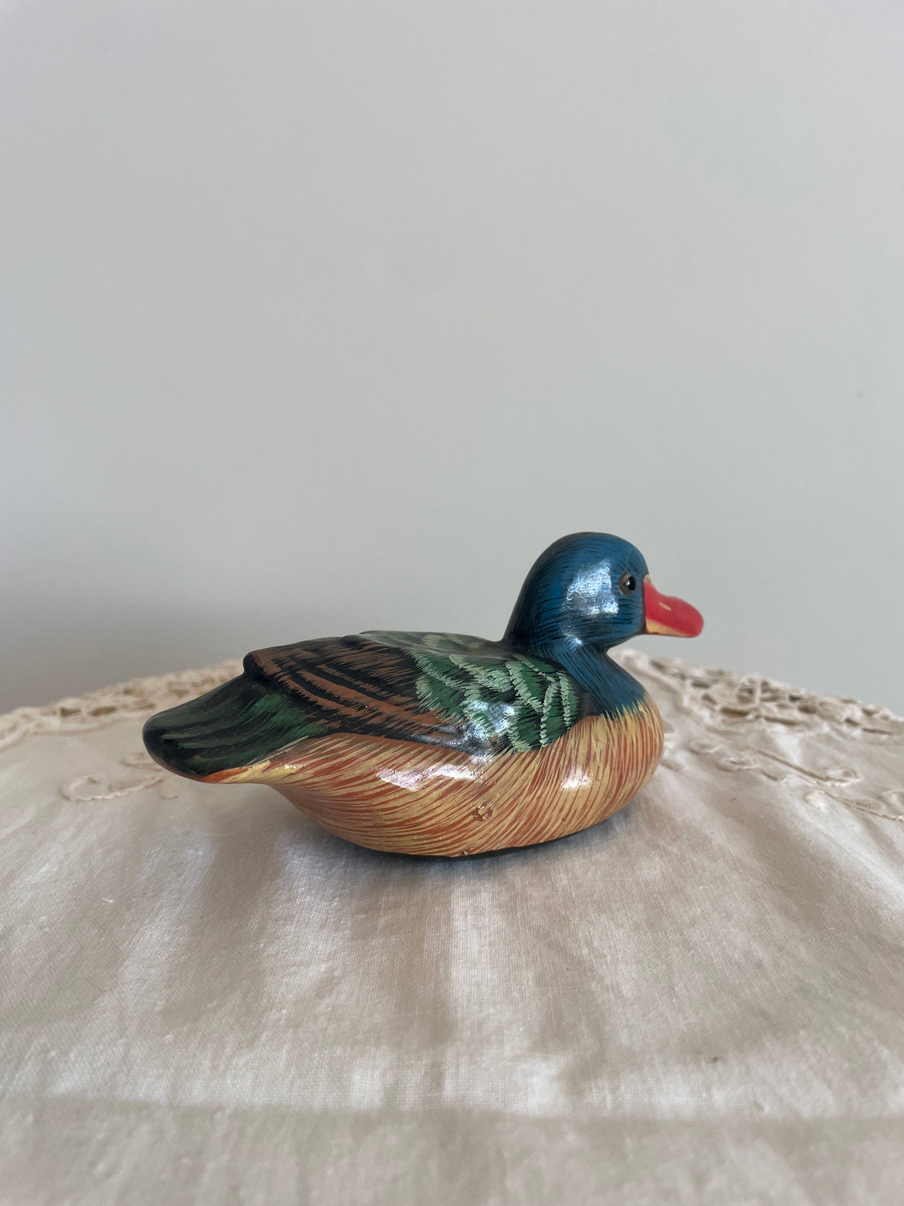 1960s Ceramic Mallard Duck