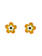 Retro Groovy Flower stud earrings
