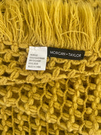 Mustard Fringed Shawl