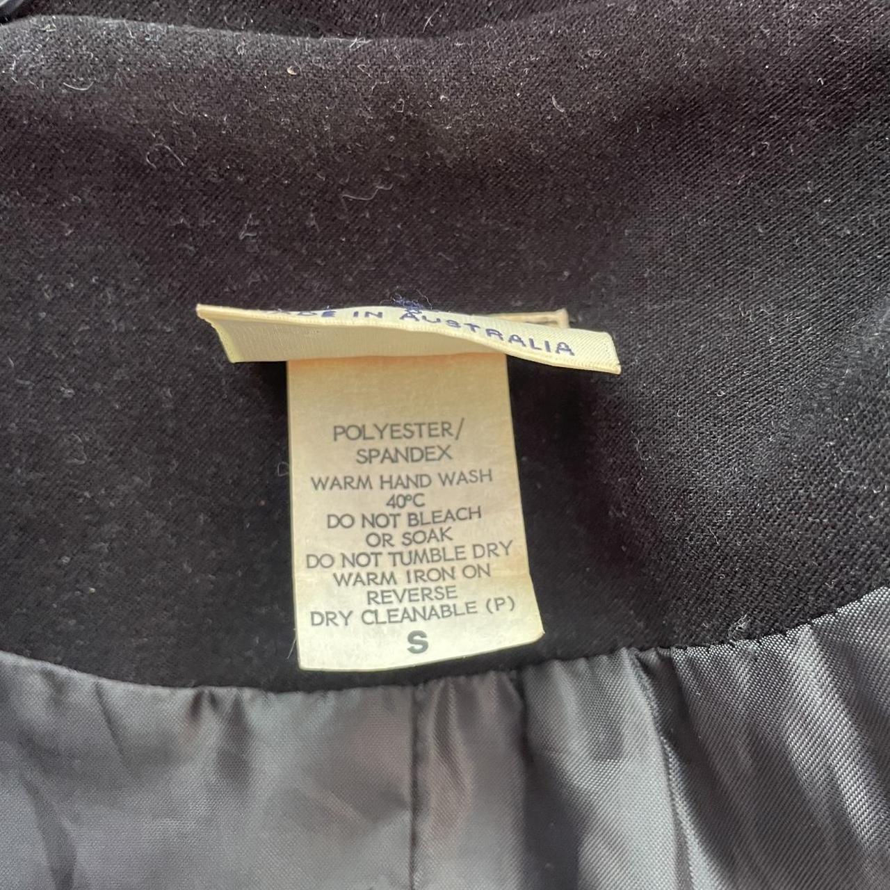 Womens Black Button Up Blazer Jacket