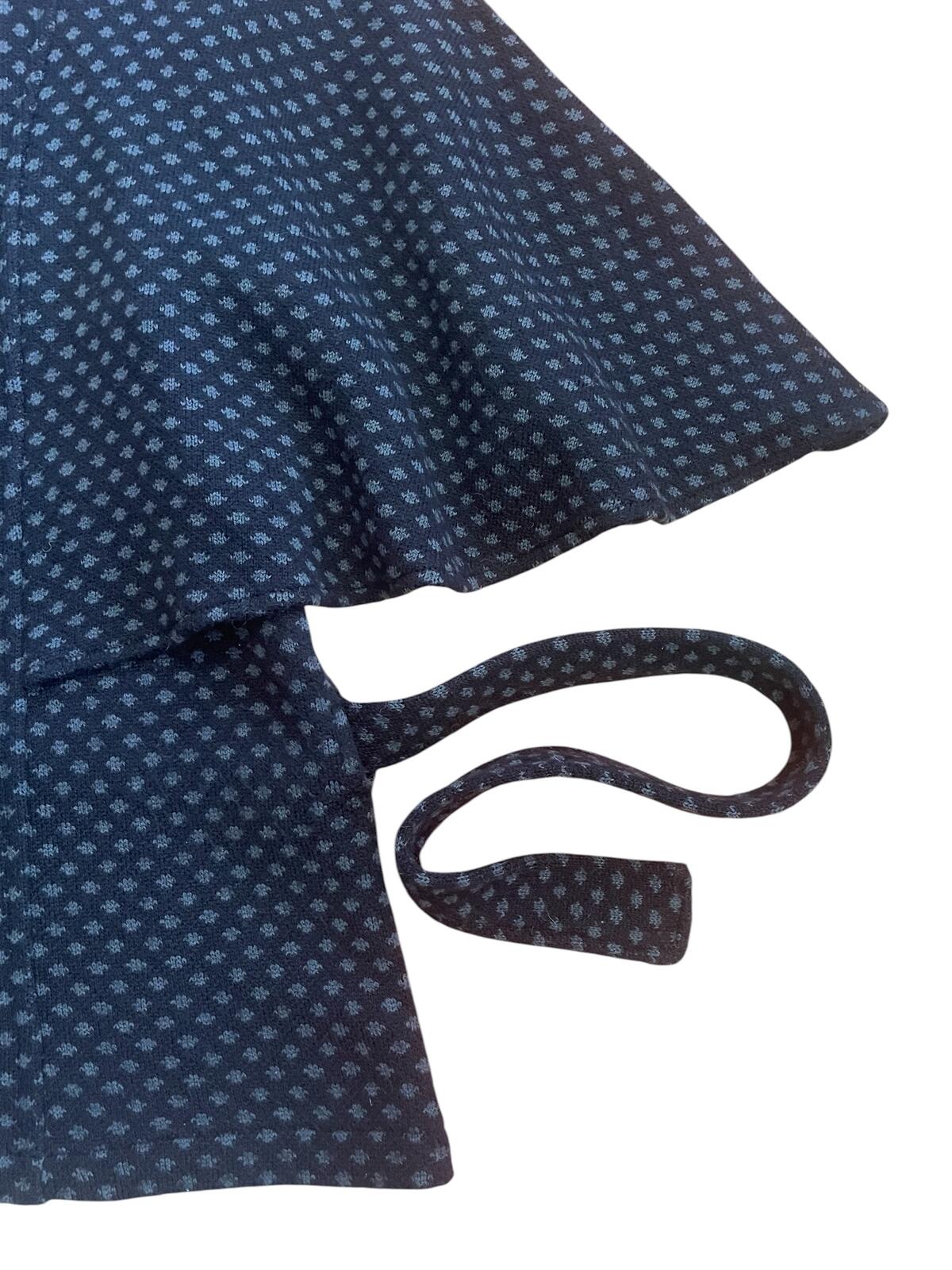 Black & Grey Batwing Short Sleeve Jacket