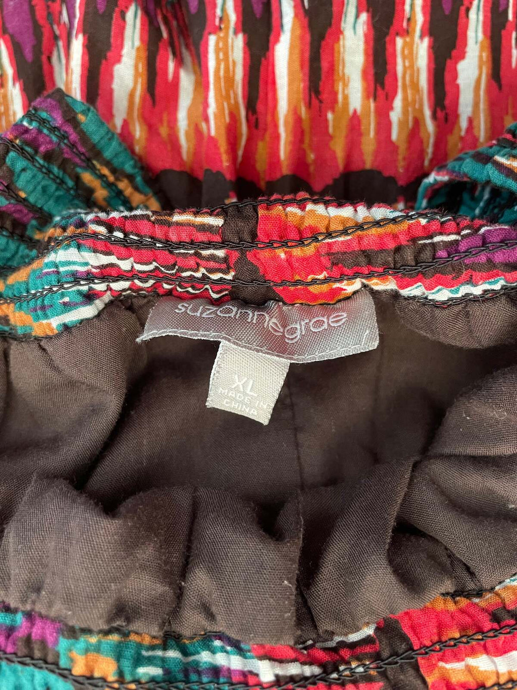 Tribal print Midi Skirt